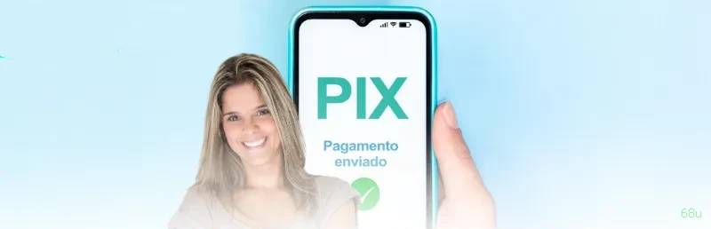 Imagem promocional da 68u mostrando a plataforma e suas vantagens